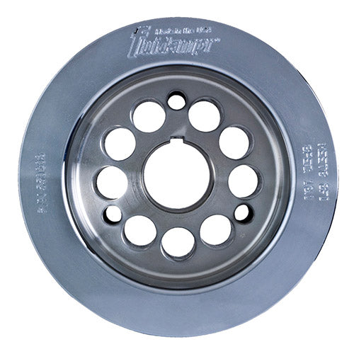 Fluidampr Ford 8BA Flat Head Wide Belt Steel Internally Balanced Damper - 0