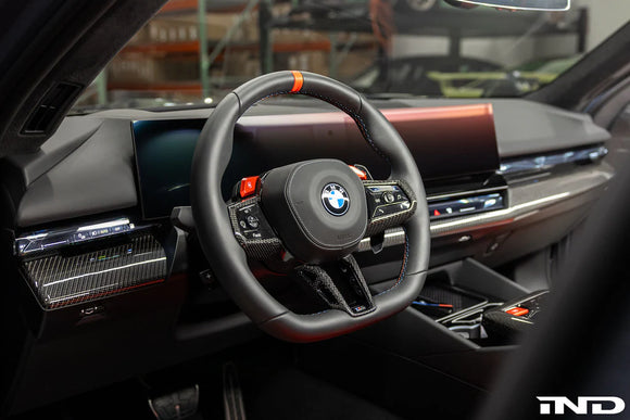 Indiv G9X M5 Carbon Steering Wheel Trim