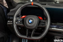 Indiv G9X M5 Carbon Steering Wheel Trim-2