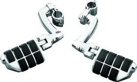 Kuryakyn Longhorn Offset Dually ISO Pegs With 1-1/4in Clamp Chrome