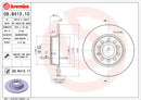 Brembo OE 15-20 Audi A3/A3 Quattro/16-18 A3 Sportback e-tron Rear Disc Brake Kit KT00A37-3