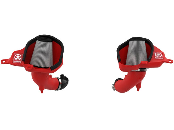 aFe 16-23 Infiniti Q50 V6 3.0L (tt) Takeda Stage 2 Red Edition Cold Air Intake System w/ Pro DRY