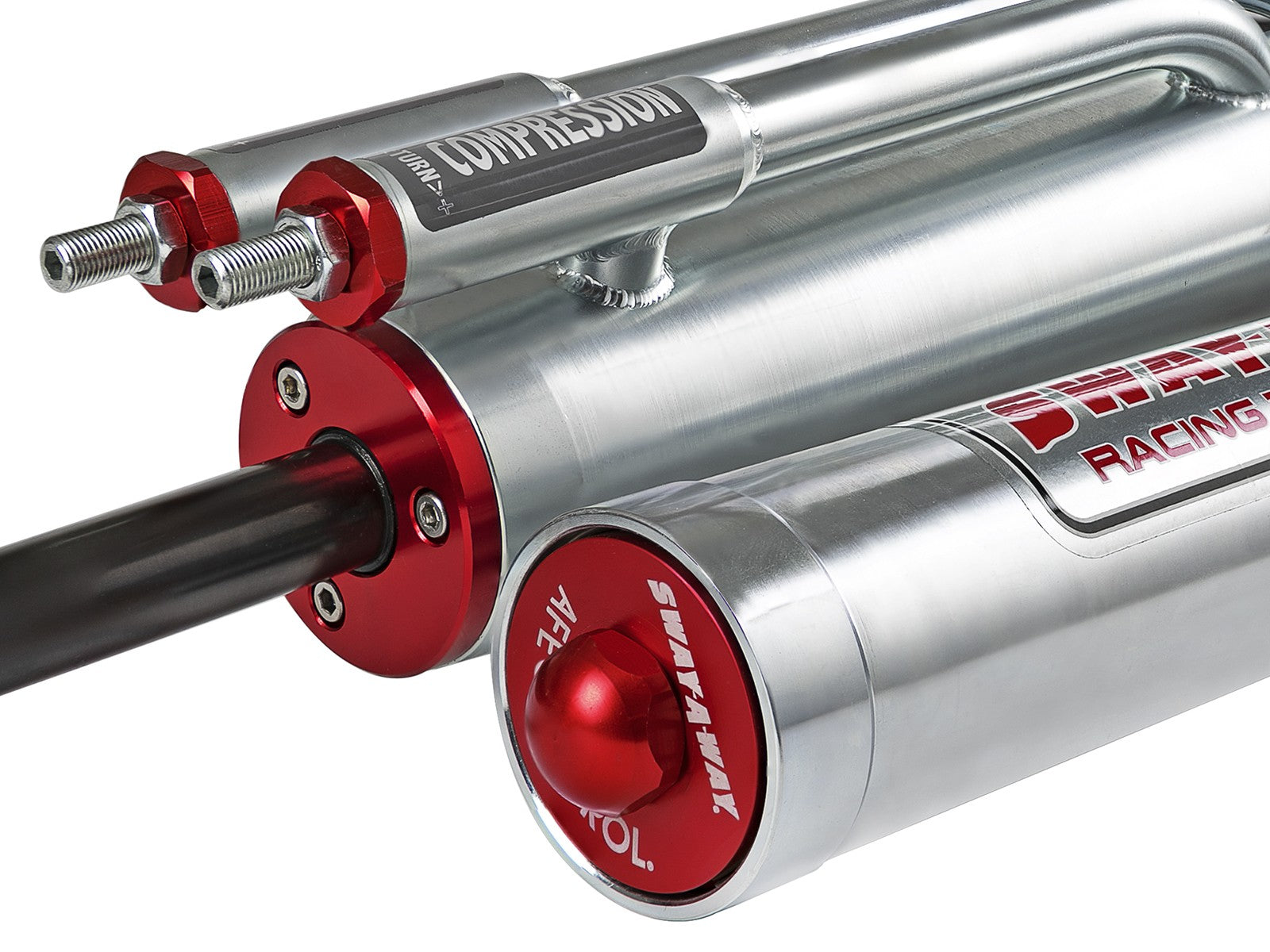 aFe Sway-A-Way 2.5 Bypass Shock 3-Tube w/ Remote Reservoir Left Side 18in Stroke - 0