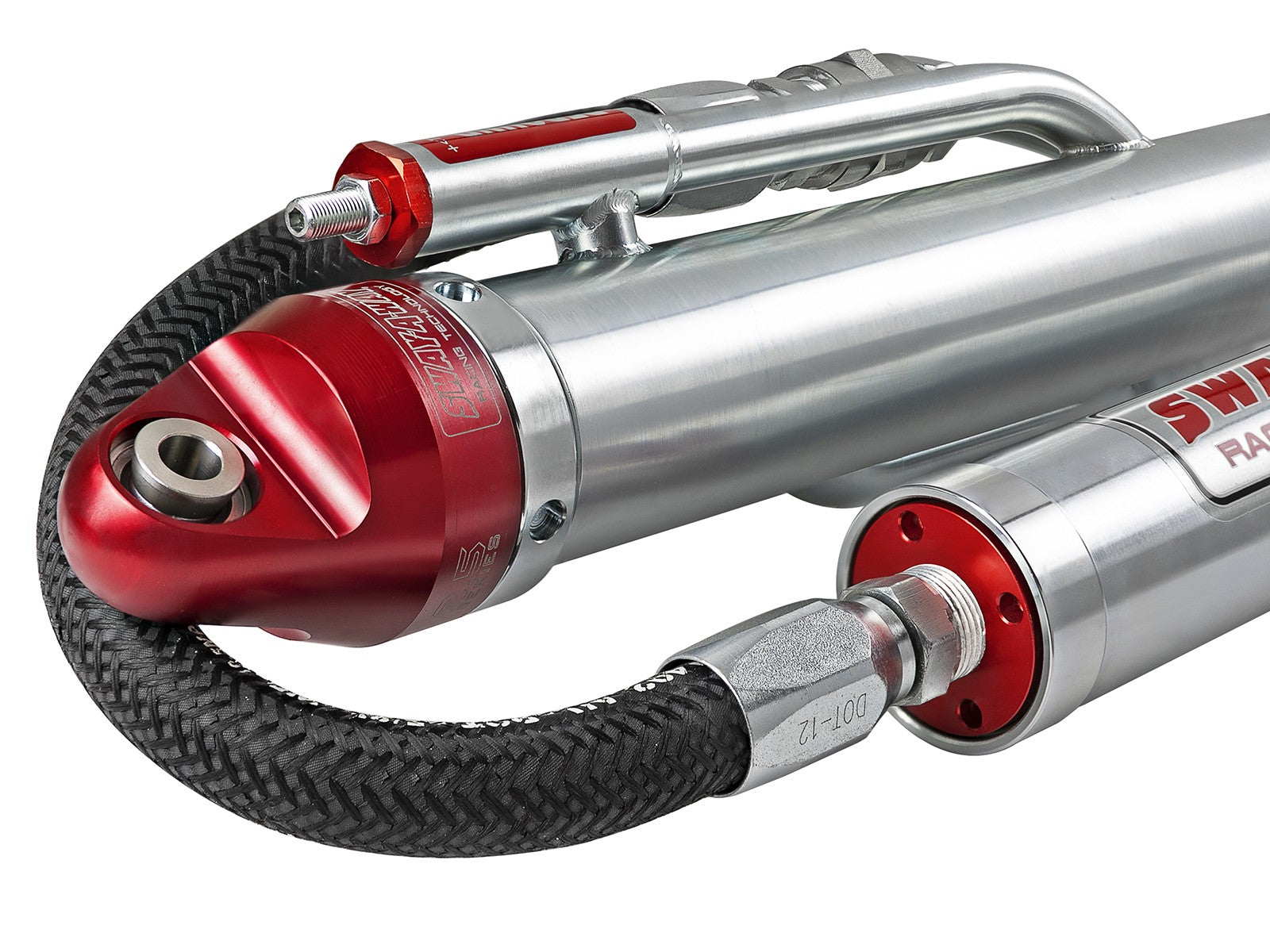aFe Sway-A-Way 2.5 Bypass Shock 3-Tube w/ Remote Reservoir Left Side 18in Stroke