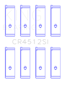 King Honda D17A1/2 Rod Bearing Set - Size STD-2