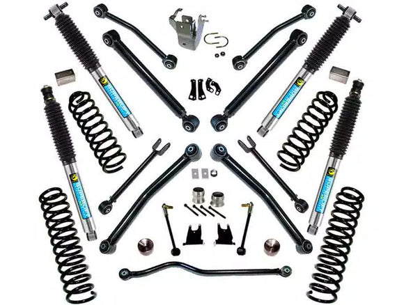 Superlift 07-18 Jeep Wrangler JK Unlimited 4in Lift Kit w/ Reflex Control Arms & Bilstein Shocks