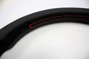 MUGEN Racing III Steering Wheel - 350mm (Black Leather / Red Stitch)-6