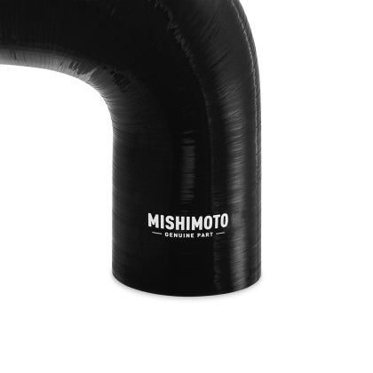 Mishimoto Silicone Reducer Coupler 90 Degree 3in to 3.75in - Black - 0