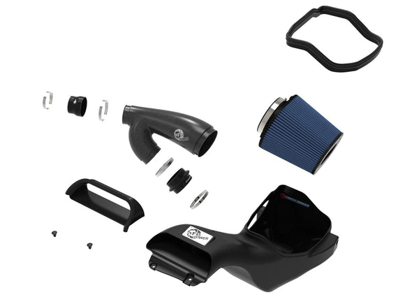 Track Series Carbon Fiber Cold Air Intake System w/Pro 5R Filter Ford F-150 Raptor 17-20 V6-3.5L (tt)