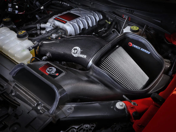 Track Series Carbon Fiber Cold Air Intake System w/ Pro DRY S Filter Ford F-150 Raptor R 23-24 V8-5.2L (sc)