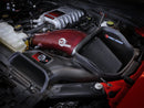 Track Series Red Kevlar Carbon Fiber Cold Air Intake System w/ Black Pro 5R Filter Ford F-150 Raptor R 23-24 V8-5.2L (sc)-3