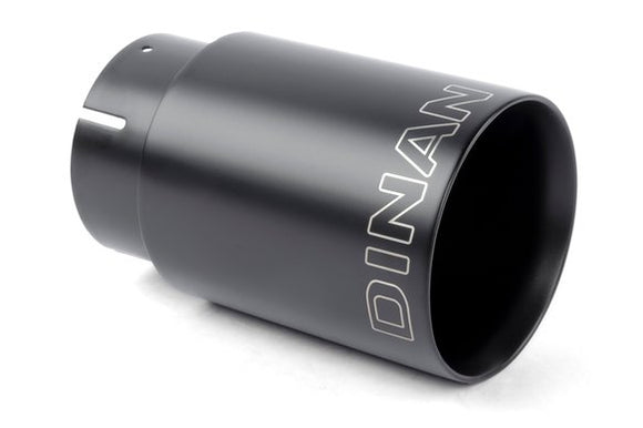 Dinan Double-Walled 4" Clamp-On Exhaust Tip (Black Ceramic)