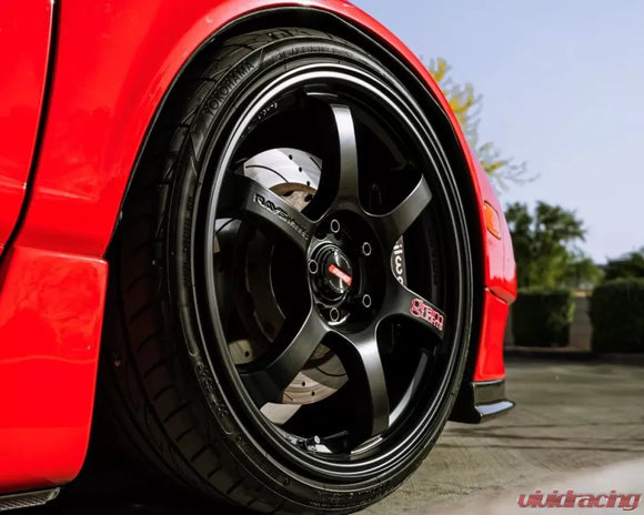 Gram Lights 57DR 19x9.5 +25 5-112 Semi Gloss Black Wheel