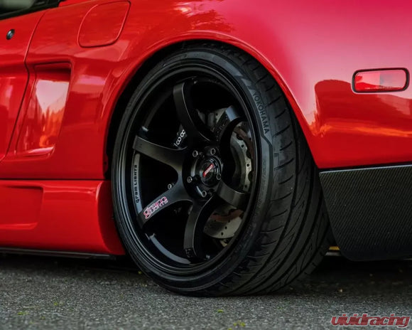 Gram Lights 57DR 17x9.0 +38 5-114.3 Semi Gloss Black Wheel