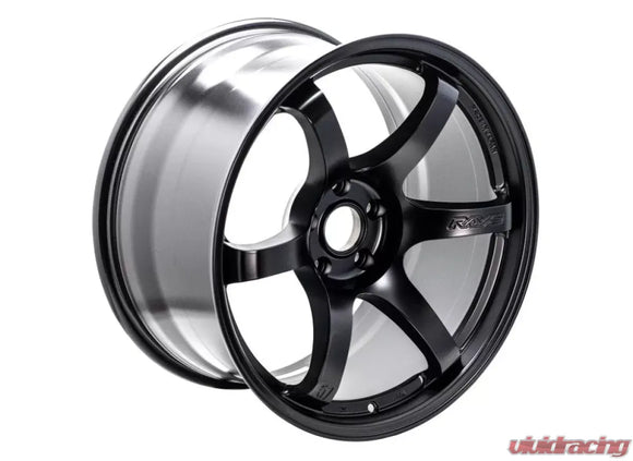 Gram Lights 57DR 17x9.0 +38 5-114.3 Semi Gloss Black Wheel