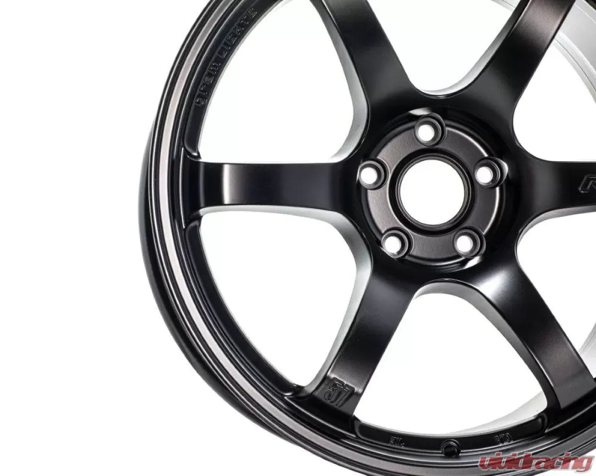 Gram Lights 57DR 19x9.5 +25 5-112 Semi Gloss Black Wheel