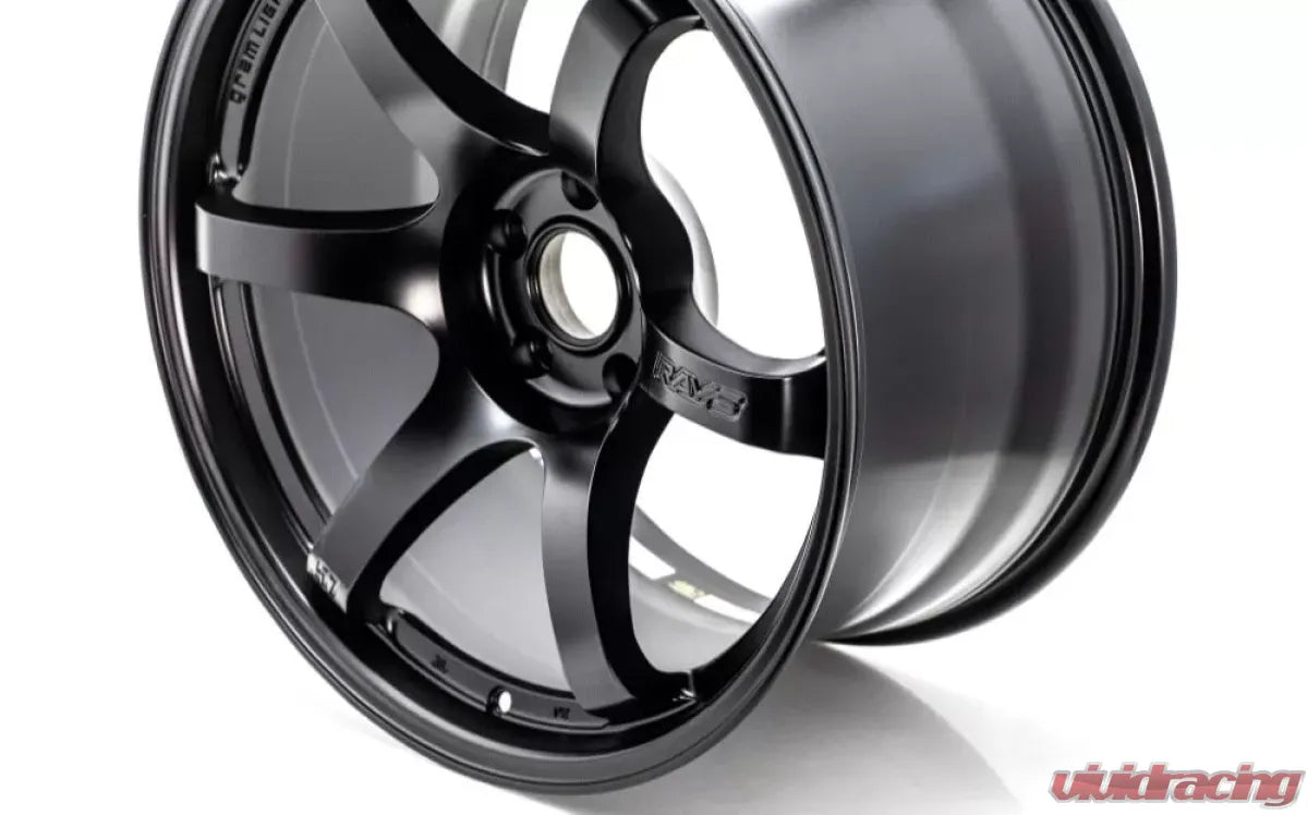 Gram Lights 57DR 19x9.5 +25 5-112 Semi Gloss Black Wheel