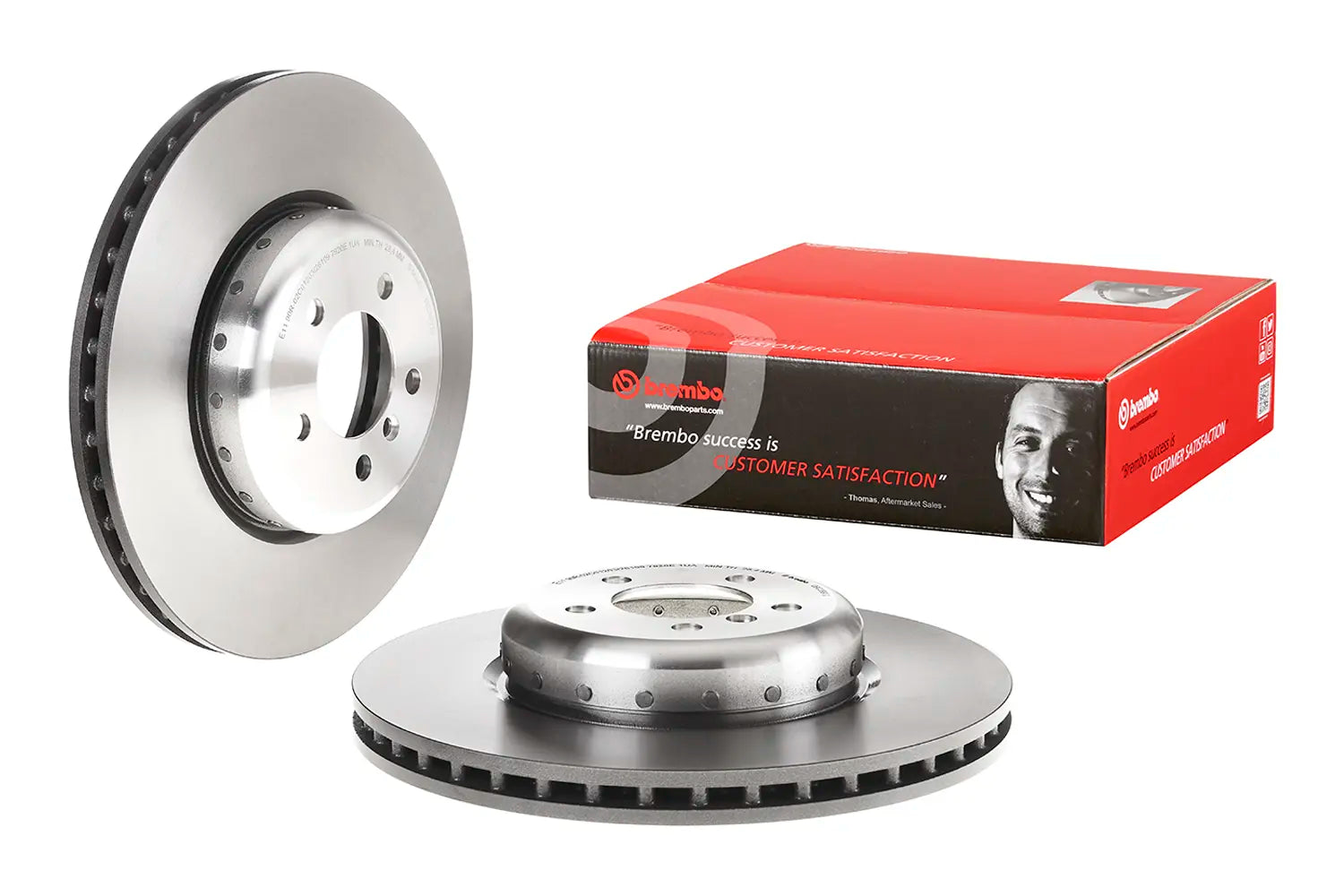 BMW Disc Brake Rotor - Brembo 34106797606