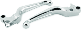 Bikers Choice 96-16 BigTwin 96-03 XL Chrome Slotted Lever Set Cable Clutch Only