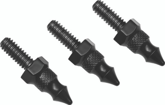 Kuryakyn Windshield Mount Spikes 1/4-20X5/8in 96-13 FLH Touring Black