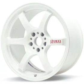 Gram Lights 57DR 15x8.0 +35 4-100 Champion White Wheel