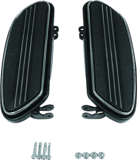 Bikers Choice 86-Up FLH FLT Black Extended Floorboard Kit