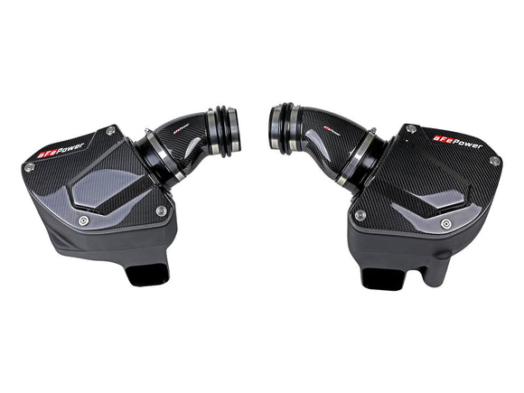 aFe Black Series Stage-2 Carbon Fiber Cold Air Intake System w/ Pro DRY S Media - 18-19 BMW M5 (F90)