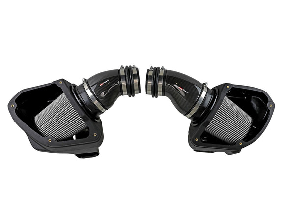 aFe Black Series Stage-2 Carbon Fiber Cold Air Intake System w/ Pro DRY S Media - 18-19 BMW M5 (F90)
