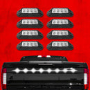 XK Glow Strobe Pod Lights w/ Traffic Modes Ultra Bright LEDs Multiple Modes + Solid On - White 8pc-1