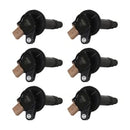 MSD Coil.BLACK. Ford Eco-Boost 3.5L V6. 6-Pk-1
