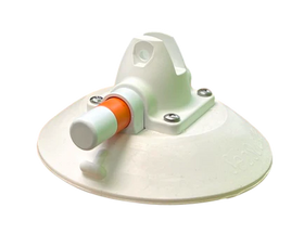 SeaSucker 6in. SeaSucker w/Flat-Top Stainless Steel D-Ring - White - 0