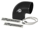 Magnum FORCE Cold Air Intake System Spare Parts Kit (3-1/2 IN to 3 IN ID x 90 Deg.) Elbow Reducing Coupler - Black-1