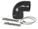 Magnum FORCE Cold Air Intake System Spare Parts Kit (4 IN ID to 3-3/8 IN ID x 90 Deg.) Elbow Reducing Coupler - Black-1