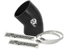 Magnum FORCE Cold Air Intake System Spare Parts Kit (3 IN ID to 3-1/4 IN ID x 45 Deg.) Elbow Reducing Coupler - Black-1
