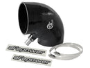 Magnum FORCE Cold Air Intake System Spare Parts Kit (4 IN ID to 4-1/4 IN ID x 90 Deg.) Elbow Reducing Coupler - Black-1