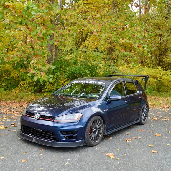 CJM Industries - MK7 Golf R Chassis Mounted Splitter W/ Air Dam V2 (2015-2017)