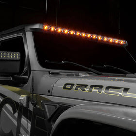 ORACLE Lighting Integrated Windshield Roof LED Light Bar System for Jeep Wrangler JL & Gladiator JT - 0