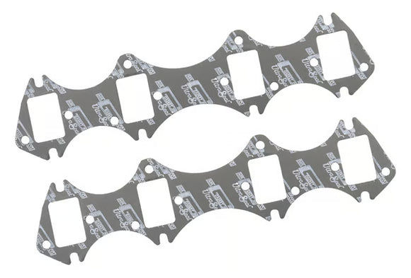 Mr. Gasket Ultra-Seal Header Gaskets Fits 1958-1976 Ford 332-390 FE with 8-bolt Rectangular Ports
