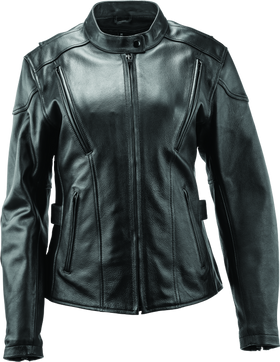 Kuryakyn Leather By River Road Race Leather Jacket Black Womens - 2XL
