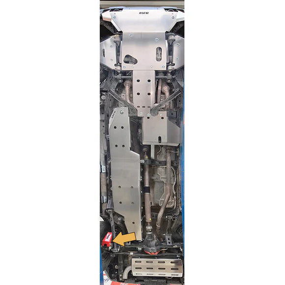 ASFIR Skid Plate Ford Bronco 6th Gen | Rear Shock Steel Skid-Plate Guards