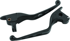 Bikers Choice 14-Up Touring Black Tri-Hole Lever Set