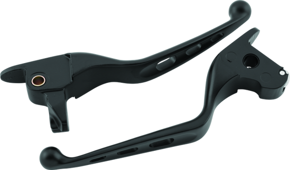 Bikers Choice 14-Up Touring Black Tri-Hole Lever Set