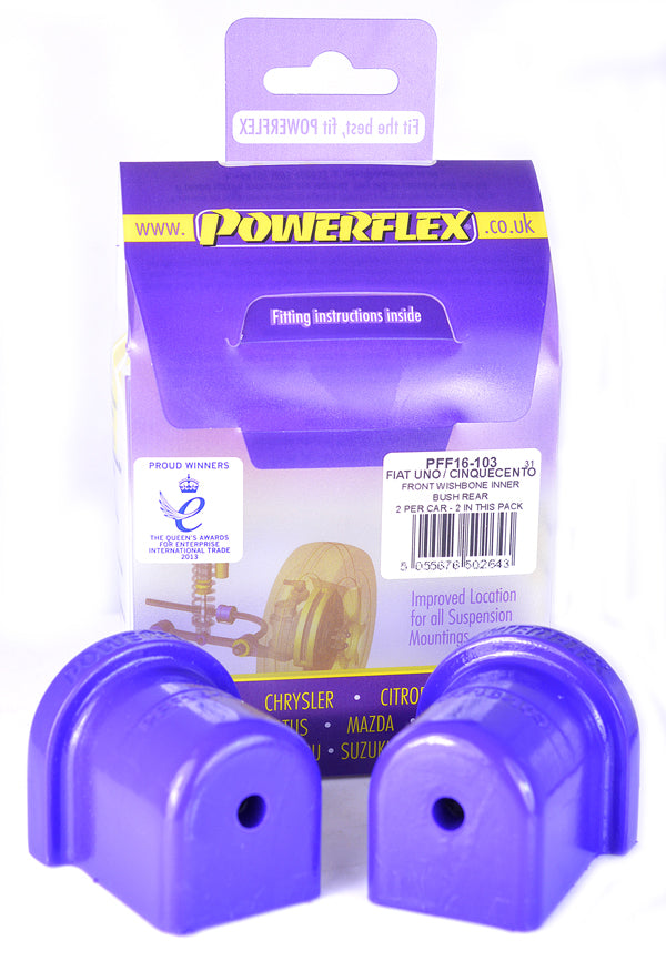 PowerFlex Fiat Cinquecento / Uno Front Control Arm Rear Inner Bushing