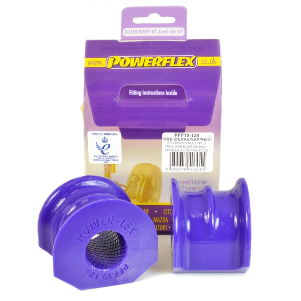 PowerFlex Ford Escort Cosworth Front Sway Bar Bushings - 28mm