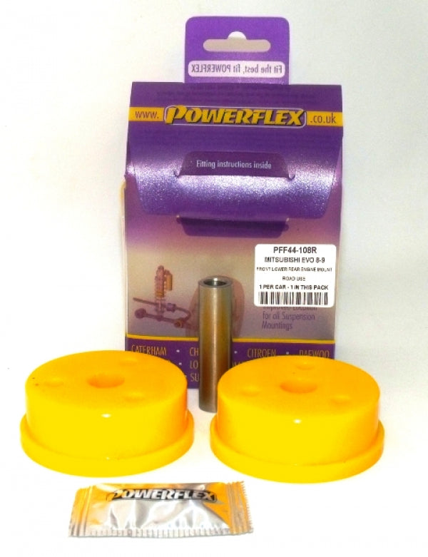 PowerFlex Mitsubishi Lancer Evolution Front Lower Diff Mount - 70.5 mm