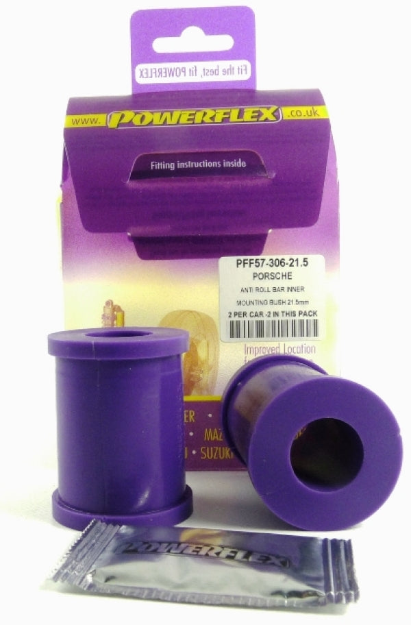 PowerFlex Porsche 924 and S (all years), 944 (82 - 85.5) Front Anti Roll Bar Bushing - 21.5mm