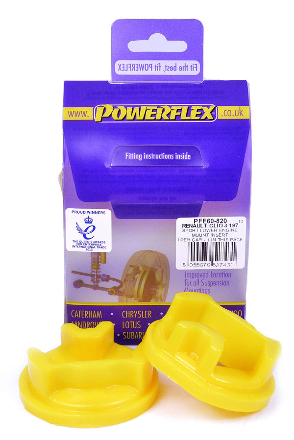 PowerFlex Renault Clio III / Megane II Rear Lower Engine Mount Bushing Insert