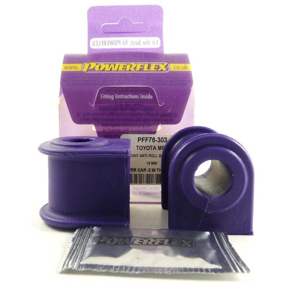PowerFlex Toyota MR2 SW20 REV 1 (1989-1991) Front Sway Bar Bushing - 18 mm