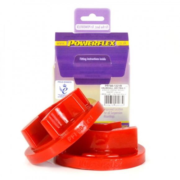 PowerFlex Saab 9-3 (2002+) Rear Lower Engine Mount Insert - Round Center