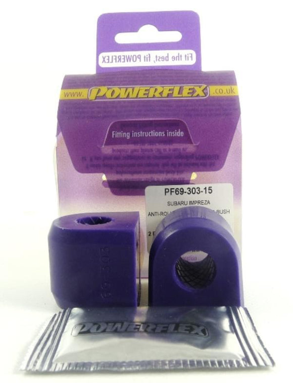 PowerFlex Subaru Impreza Turbo, WRX & Sti, Legacy Rear Sway Bar To Chassis Bushing - 14 mm